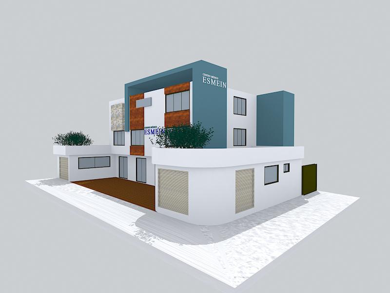 Diseño interior proyectado para Hospital del día ESMEIN