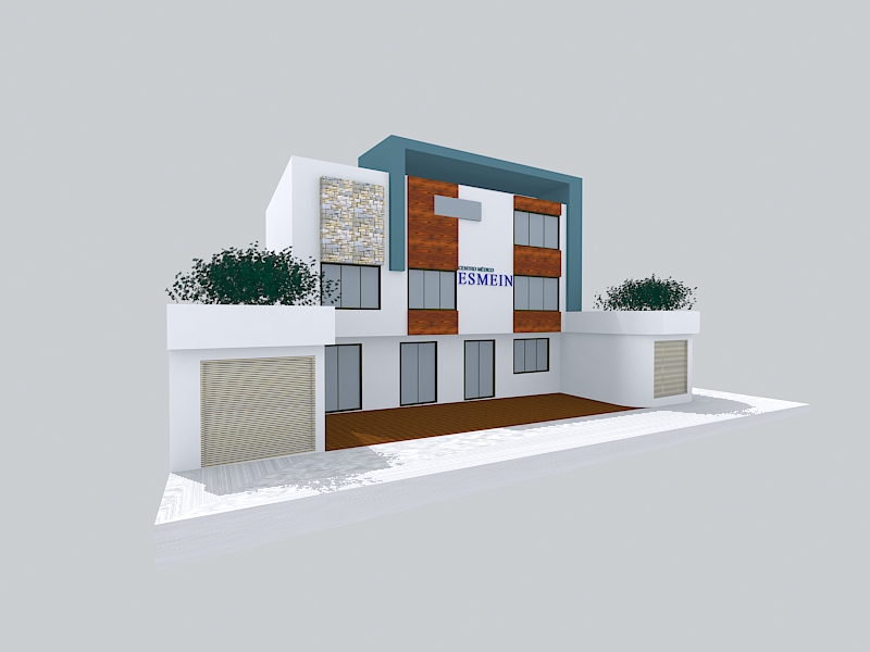 Visualización arquitectónica del Hospital del día ESMEIN