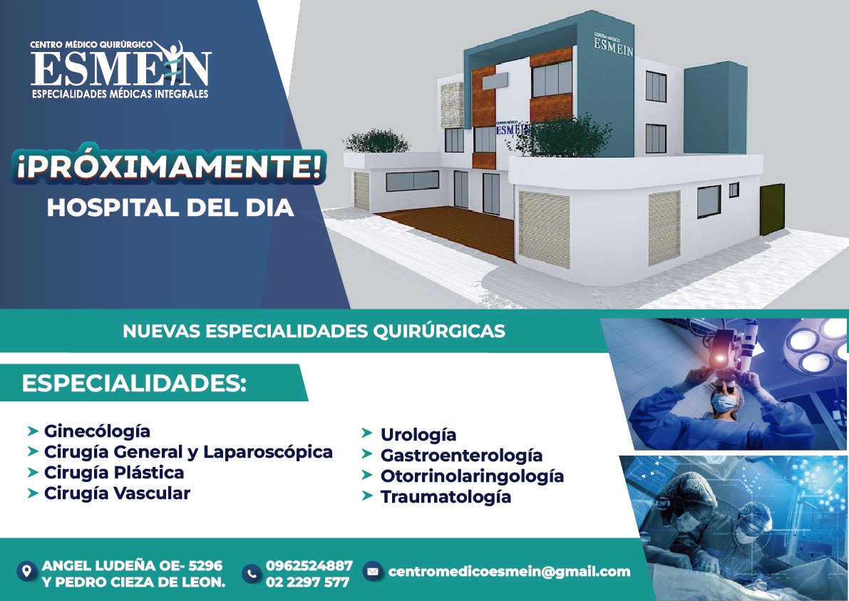 Vista principal del nuevo Hospital del día ESMEIN